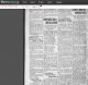 Baxendale Wedding - January 1950 News Article in The Times, Streator, Illinois