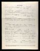 LeBlanc, Andrew - Connecticut, US Military Service Record Questionnaire (page 2 of 2)