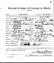 Pacheco, Benancia - Marriage License