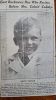 Tucker, Eugene Standish - Childhood news article