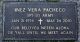 Pacheco, Inez - Headstone
